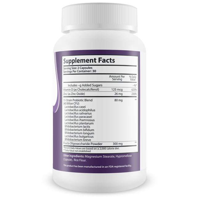 Gerdlife Probiotic 3 11 Pro - Our Best Probiotic Acid Reflux Relief Supplements - 11 Premium Probiotic Strains - Probiotic Support for Gut Health to Help Aid Natural Gerd Relief - Acid Reflux Pills