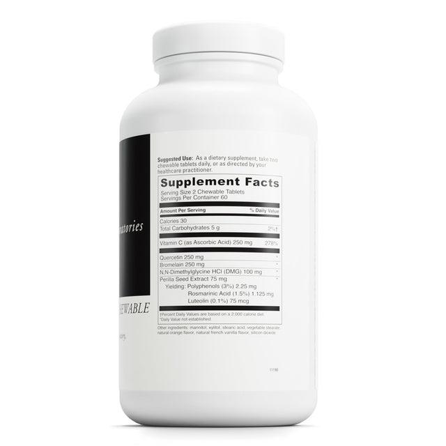 Aller-Dmg Chewable, Great Orange Cream, 120 Chewable Tablets, Davinci Laboratories of Vermont