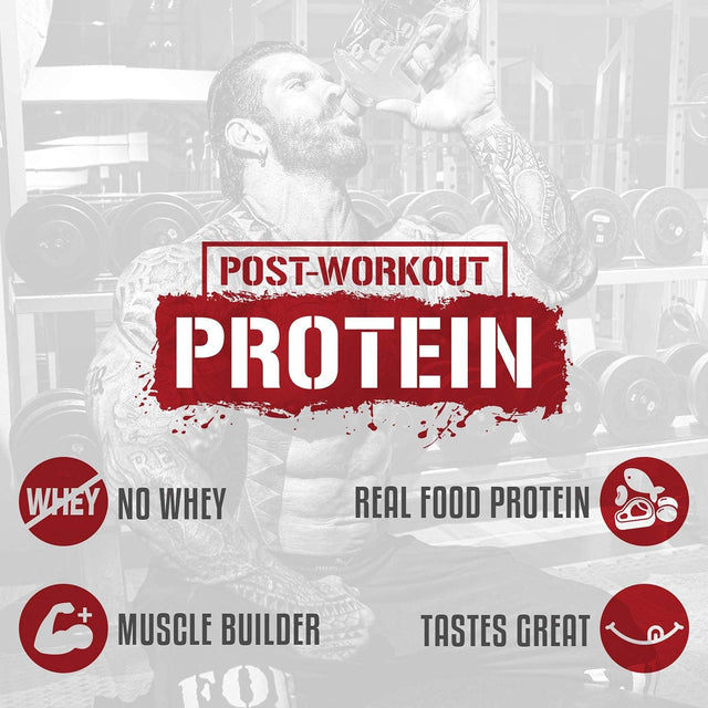 5% Nutrition Rich Piana Shake Time | No-Whey 26G Animal Based Protein Drink | Grass-Fed Beef, Chicken, Whole Egg | No Sugar, Dairy, or Soy (Chocolate)