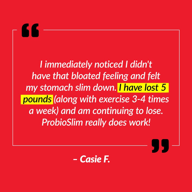 Force Factor Probioslim Probiotic Weight Loss Supplement for Women and Men, 30 Capsules