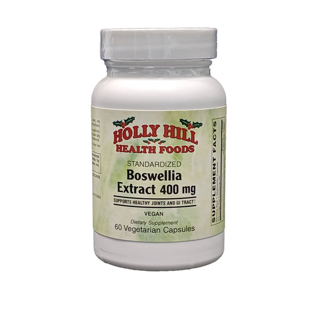 Holly Hill Health Foods Boswellia Extract 400Mg, 60 Vegetarian Capsules
