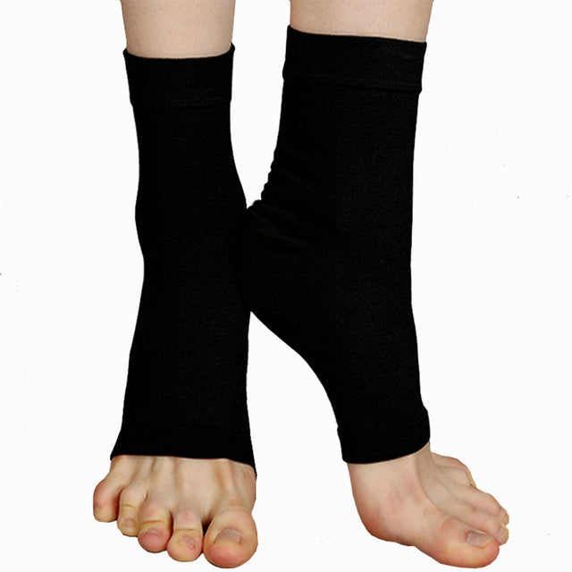 HGYCPP Ankle Compression Sleeve Open Toe Compression Socks for Swelling Plantar Fasciitis Sprain Neuropathy Foot Brace Support