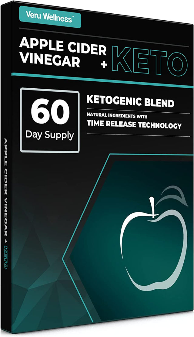 Keto with Apple Cider Vinegar Patch - Utilize Fat for Energy with Ketosis, Energy & Focus Support*, Manage Cravings, Metabolism Support* - 60 Day Supply