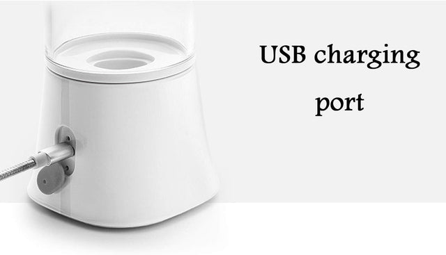 High Concentration Hydrogen-Rich Water Cup SPE Ion Membrane Alkaline Water Purifier Micro-Electrolysis Water Glass 350Ml