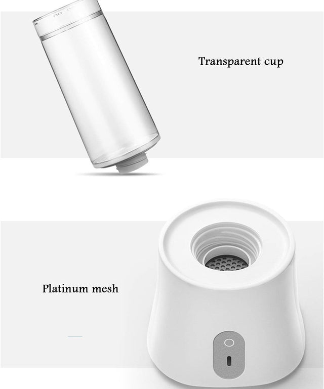 High Concentration Hydrogen-Rich Water Cup SPE Ion Membrane Alkaline Water Purifier Micro-Electrolysis Water Glass 350Ml