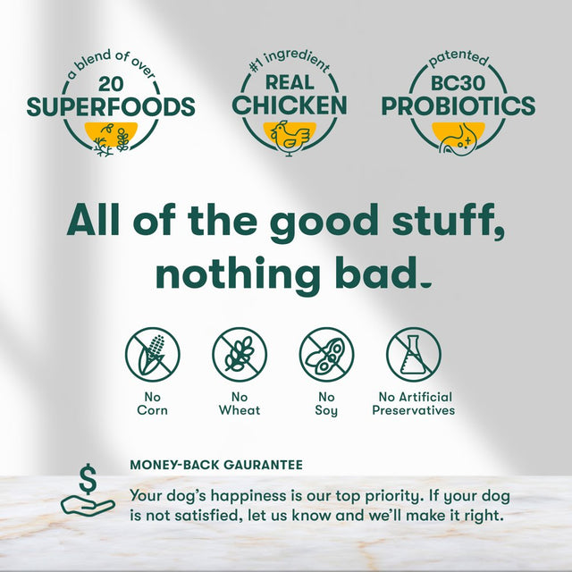 Jinx Chicken, Sweet Potato & Carrot Dry Dog Food, Grain Free, 23.5 Lb. Bag