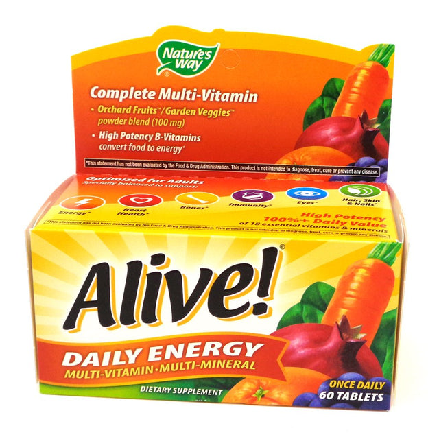 Alive! Daily Energy Multivitamin 60 Ea