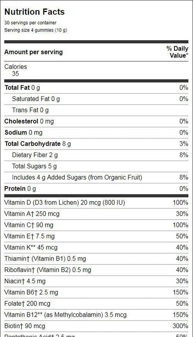 Garden of Life Mykind Organics Kids Gummy Multi, 120 Organic Fruit Chews