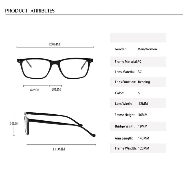 JOSCHOO 5 Pack Reading Glasses for Men Spring Hinges Lightweight Reader (+250)