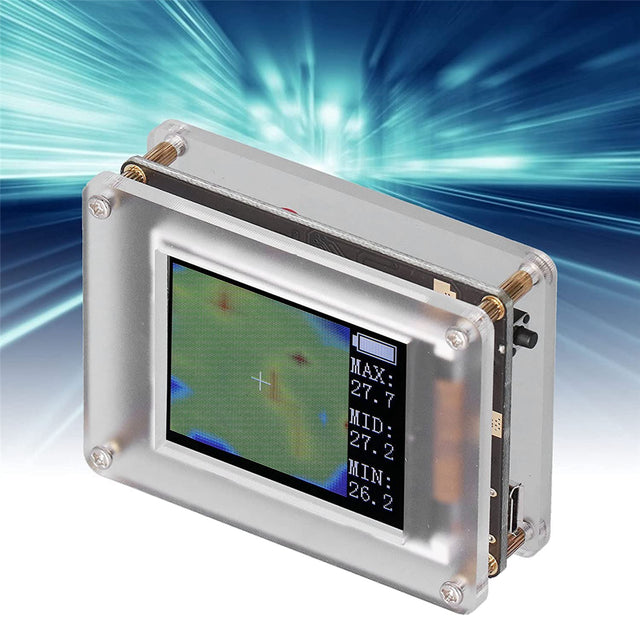 Trjgtas Thermal Imager Thermograph Camera Infrared Professional Imaging Detector AMG8833‑C 1.8In Screen