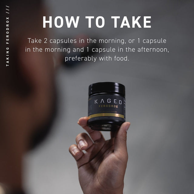 Kaged Ferodrox Ultra-Premium Testerone Pills for Men