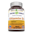 Amazing Nutrition Amazing Formulas Vitamin D3- 1,000 IU, 240 Softgels- Important Vitamin for Optimal Body Function- Supports Bone Health, Cardiovascular Health, Kidney Function and Over-All Well-Being