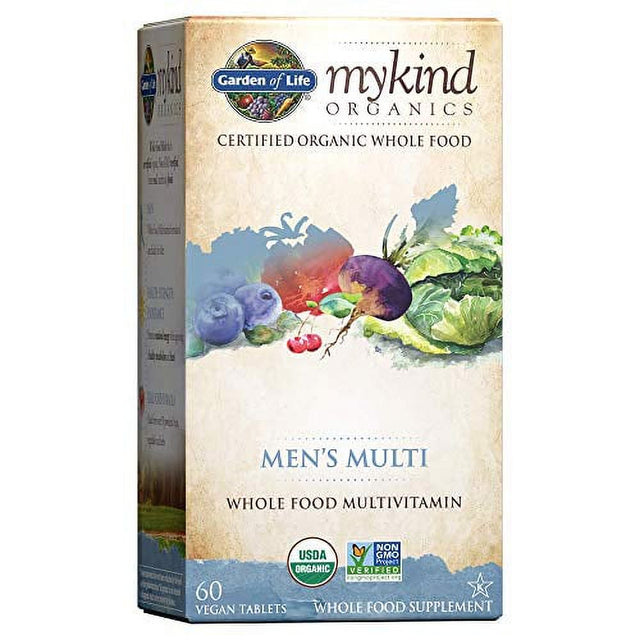 Garden of Life Mykind Organics Men'S Multi Vegan Tablets, 60 Ct