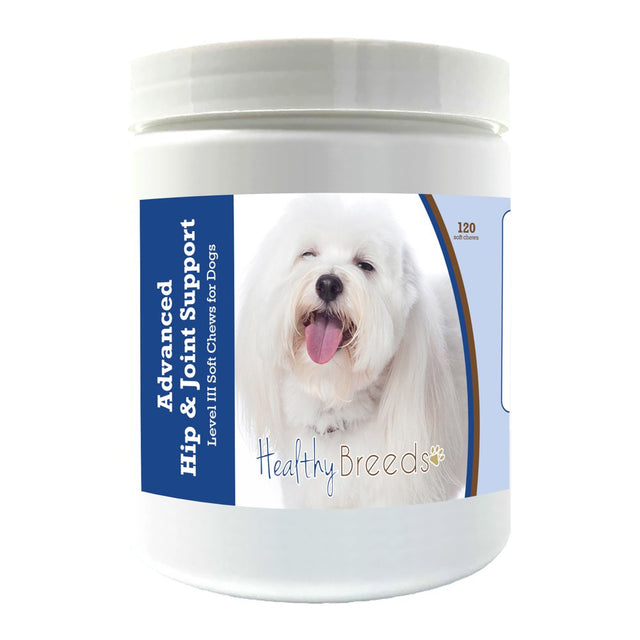 Healthy Breeds Coton De Tulear Advanced Hip & Joint Support Level III Soft Chews for Dogs 120 Count