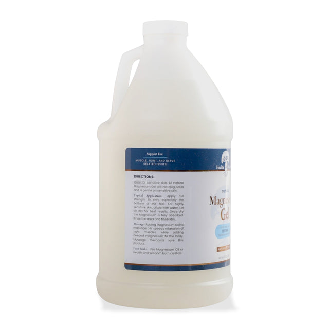 Health and Wisdom - Magnesium Gel with Seaweed Extract - 64 Oz.
