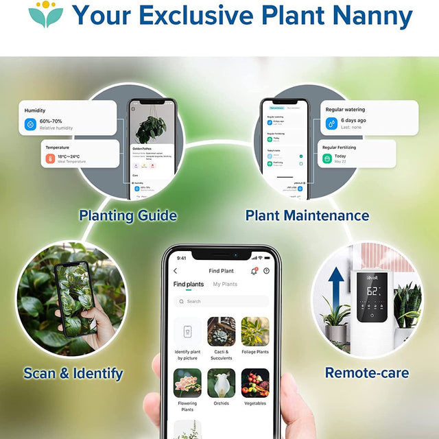 Levoit Smart Cool and Warm Mist Top Fill Humidifier with Aromatherapy, 4.5L, Oasismist LV450S, Wood