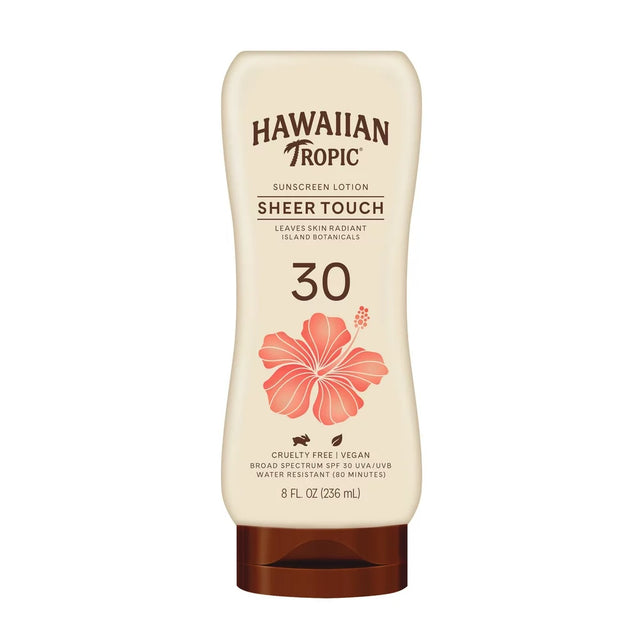 Hawaiian Tropic Sheer Touch Ultra Radiance Lotion Sunscreen SPF 30, 8Oz