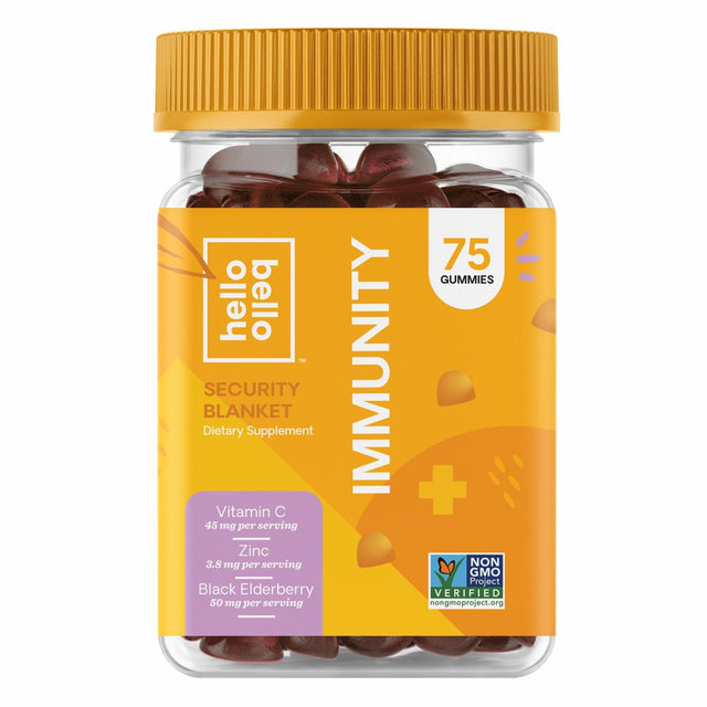 Hello Bello Elderberry Immunity Gummy Vitamin, 75Ct
