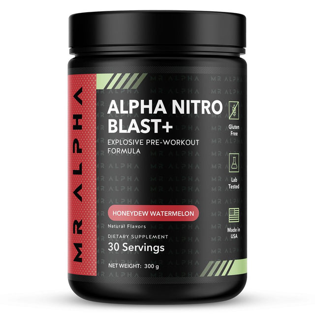 Alpha Nitro Blast+ Build Muscle Booster Supplement for Men