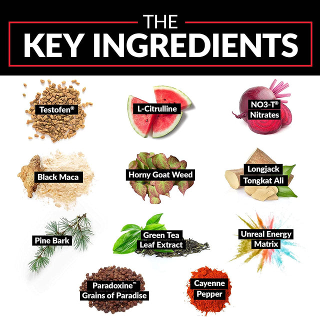 Force Factor Test X180 Ignite V2, Testosterone Booster and Fat Burner for Men, Testosterone Supplement with Nitrates to Burn Fat, Build Muscle, Boost Energy and Performance, 120 Count (Pack of 2)