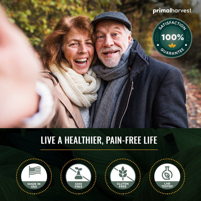 Joint Supplements by Primal Harvest, Primal Flex Joint Support 60 Pills