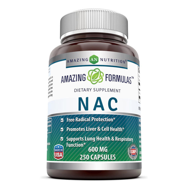 Amazing Formulas NAC 600 Mg 250 Capsules