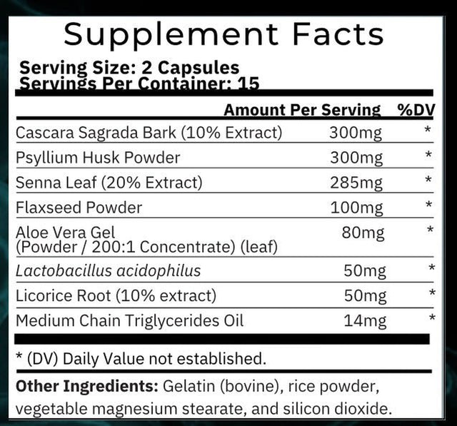 15 Day Colon Cleanse, Natural, Fast Acting-Constipation Relief, Detox, Relieves Bloating-Lab Tested, Made in USA