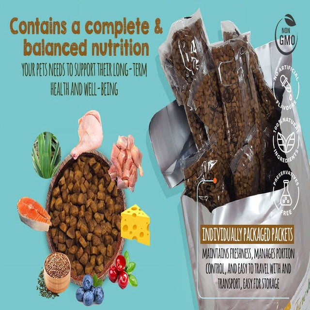 Alpha Dog Series All Natural Limited Ingredients Premium Dry Dog Food Kibble, Duck and Salmon Recipe, Complete Balanced Health, for Puppies and Small and Medium Breed Dogs, (All Stages) 11-Pound Bag