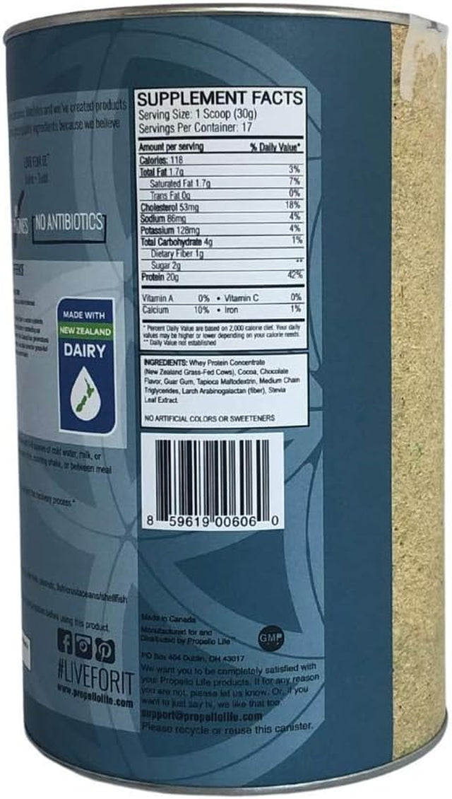 Grass-Fed Whey Protein Powder (West Indies Cocoa, 17 Servings)