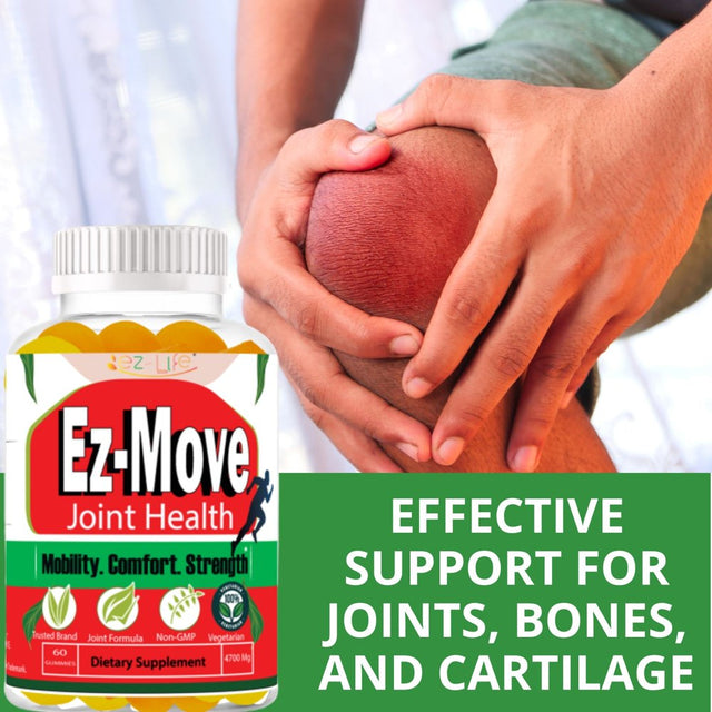 Joint Support Chewable Gummies Extra Strength with Glucosamine, Support Joint Health, Mobility & Flexibility – 60 Gummies