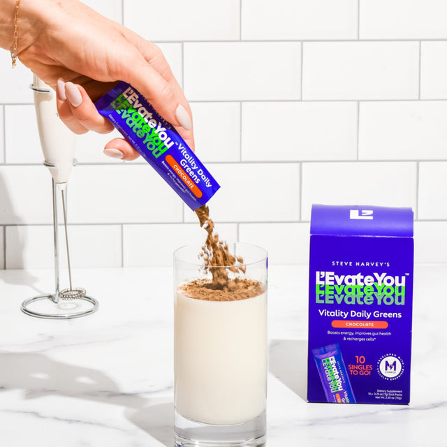 L'Evate You Vitality Daily Greens - Dietary Supplement - Chocolate - 10 Count