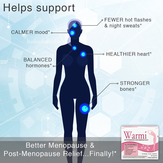 Lane Innovative - Warmi, Menopause Relief Supplement (90 Capsules)