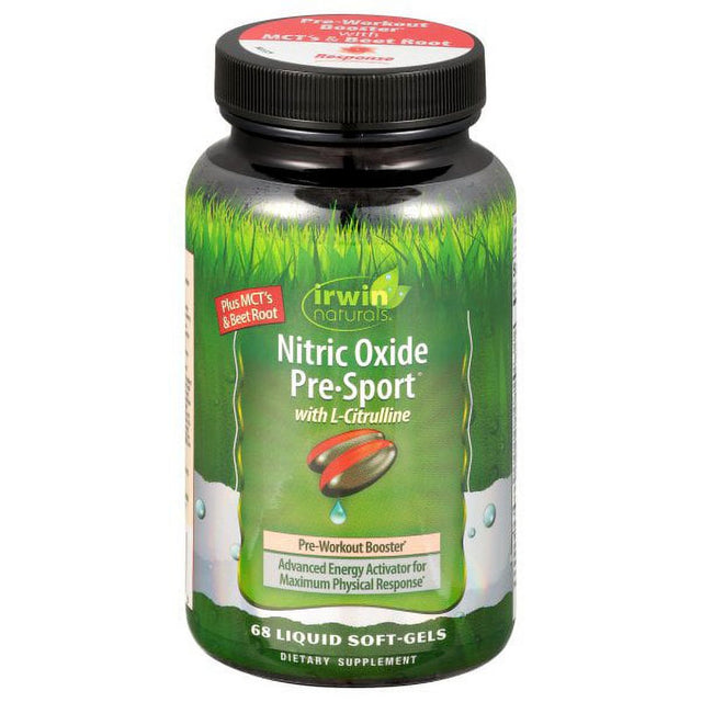 IRWIN NATURALS Nitric Oxide Pre Sport 68 Count