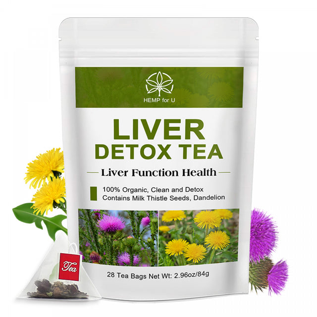 HFU Liver Detox Tea - Liver Cleanse Tea - for Liver Cleansing and Liver Support - 28 Day Support