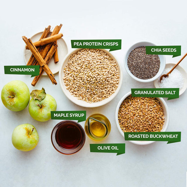 Ladera Protein Bites | Apple Cinnamon Protein Bites | Coated with Dried Apples, Ground Cinnamon to Bring Out the Iconic Flavor | Great Taste | High Protein Bite | 12G Protein | 8 Oz' for ASIN