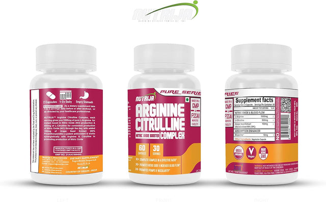 L-ARGININE and L-CITRULLINE COMPLEX™ (60 Capsules)
