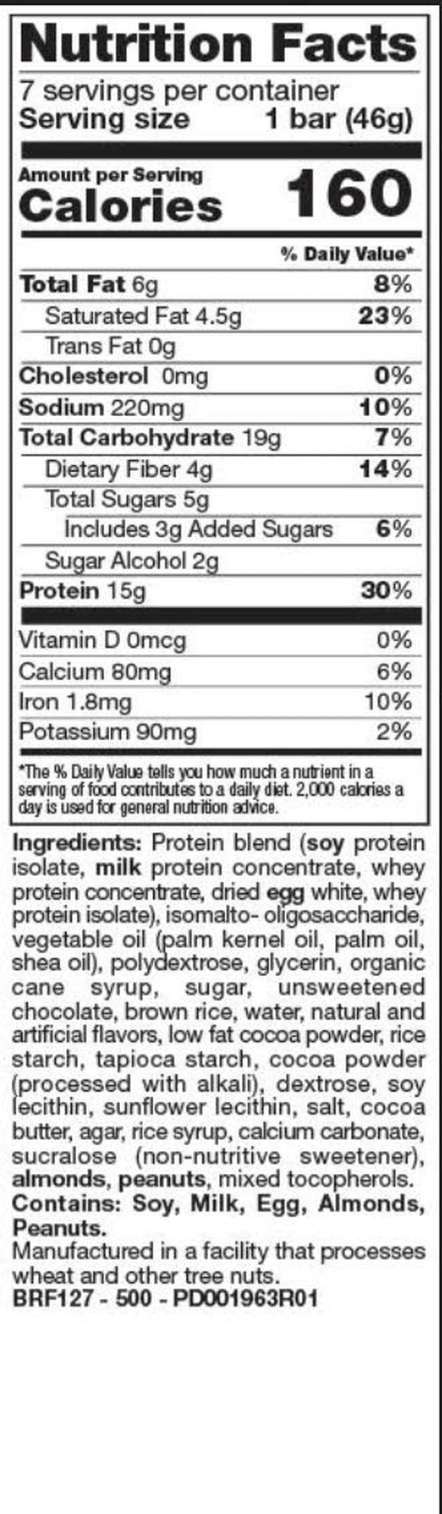 Balancediet™ | Protein Bar | 15G of Protein | Low Carb | 7 Bar Box (Choc-A-Lot Chip)