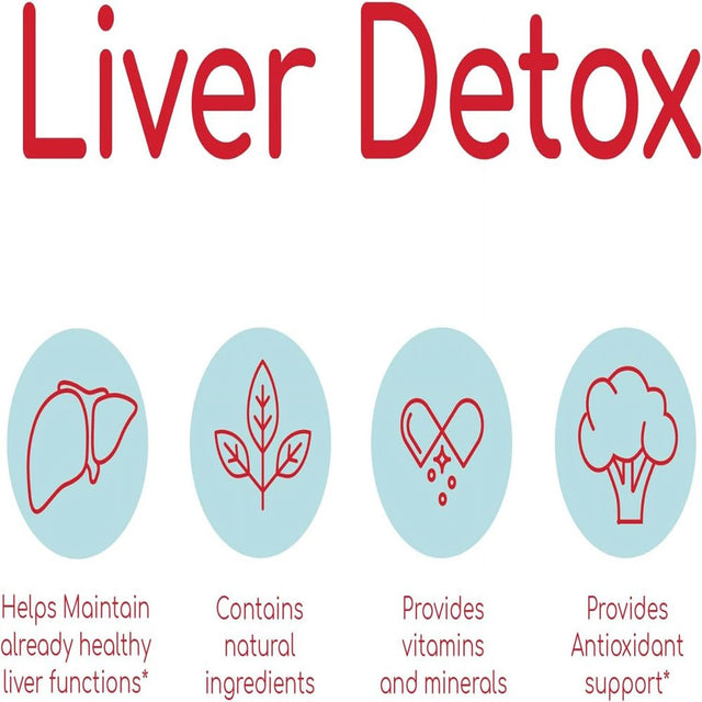 Health plus Liver Detox Capsules, 60 Count