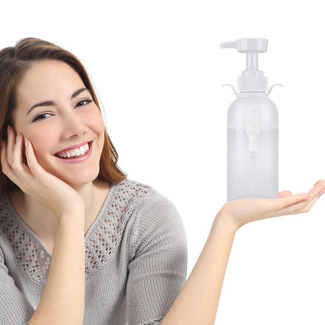 Hailicare Enema Kit - 300Ml Anal or Vaginal Douche Cleaner Kit for Men or Women with 2 Nozzle Tips - Easy to Use and Comfortable Cleaner