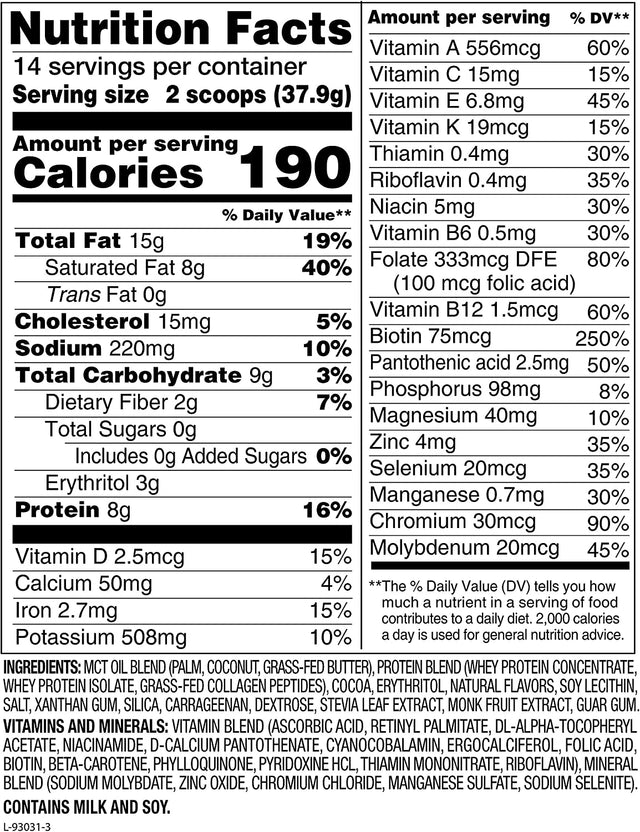 Healthy Delights Nature Fuel, Chocolate Milkshake, 14 Servings, (Pack of 1) 18.7 Ounce
