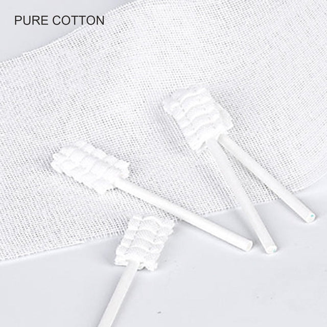 Hariumiu Baby Tongue Cleaner, Newborn Baby Toothbrush, 30PCS Disposable Infant Toothbrush Clean Baby Mouth,Gauze Gum Cleaner Toothbrush Baby Oral Cleaning Stick Dental Care for 0-36 Month Baby