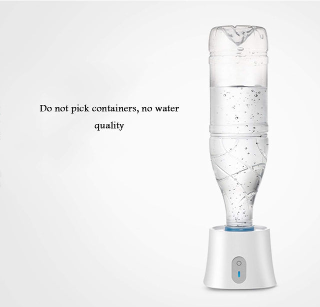 High Concentration Hydrogen-Rich Water Cup SPE Ion Membrane Alkaline Water Purifier Micro-Electrolysis Water Glass 350Ml