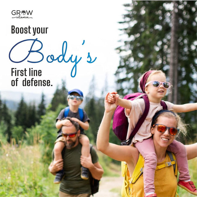 DEEP IMMUNE Probiotics + Prebiotics, 4.4 Billion CFU, Supports Healthy Gut, Non-Gmo, Patented Strains, Dairy Free, Delayed Release Veggie Caps, No Refrigeration Required - 60 Capsules - (2 Daily)