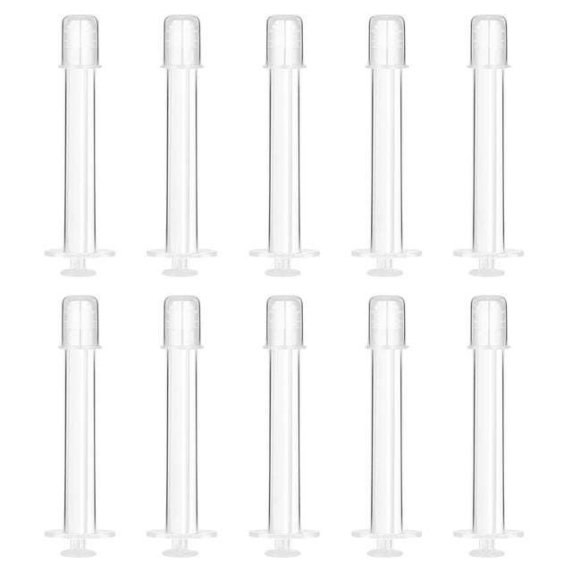 NUOLUX Healifty 10Pcs Disposable Vaginal Applicators Personal Lubricants Injector Health Care Sex Aid Tools