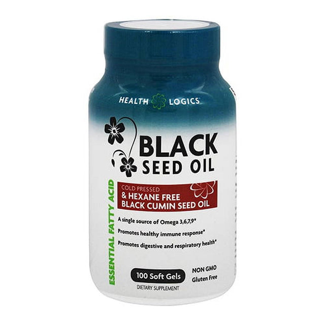 Health Logics Black Cumin Seed Oil Softgels, 100 Ea