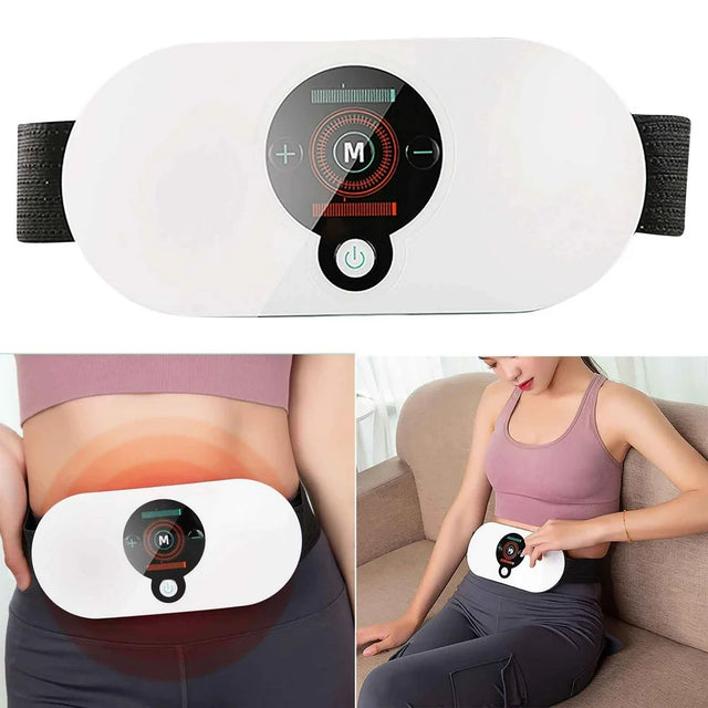 KIHOUT Deals Waist Massager Smart Abdominal Vibration Weight Loss Belt Massager Electrotherapy Thin Waist and Abdominal Massager