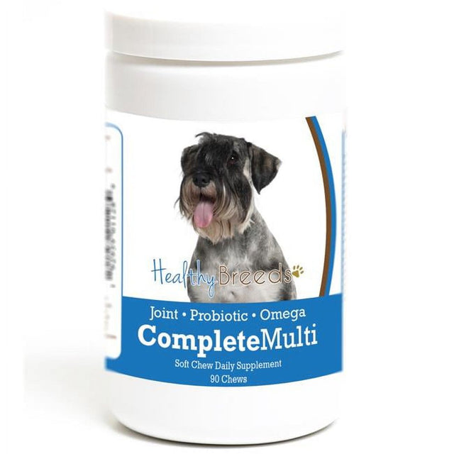 Healthy Breeds 192959011289 Standard Schnauzer All in One Multivitamin Soft Chew - 90 Count