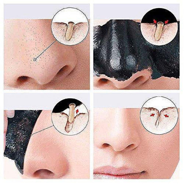 Kakidly New Purifying Black Peel-Off Mask,Facial Cleansing, Increases Vitality Blackhead Remover Deep Cleanser, Acne Face Mask