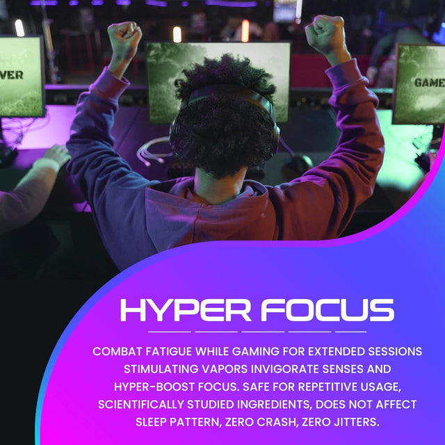 GIT GUD Gaming Vapor Inhaler 4-Pack | Energy, and Focus Amplifier | Stimulating, Smelling Vapors for Instant Wake up | Powerful, Reusable Mint, 1000+ Uses, Aromatherapy | Winnermint (Wintergreen)