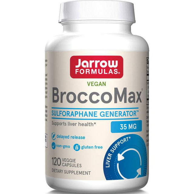 Jarrow Formulas Broccomax Nutritional Supplements, Assists in Cell Replication and Liver Health, 120 Veggie Caps